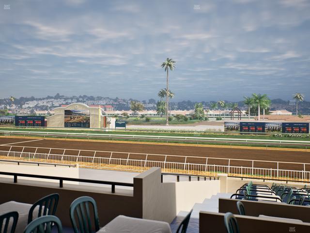 Del Mar Thoroughbred Club - Section Clubhouse Terrace Lvl 2 Tbl 807 Seat View