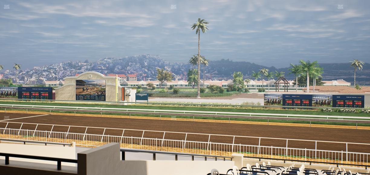 Del Mar Thoroughbred Club - Section Clubhouse Terrace Lvl 2 Tbl 808 Seat View