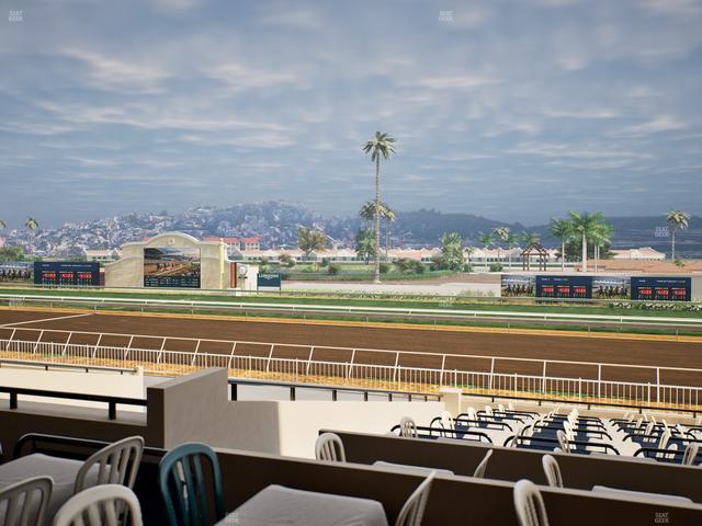 Del Mar Thoroughbred Club - Section Clubhouse Terrace Lvl 2 Tbl 808 Seat View