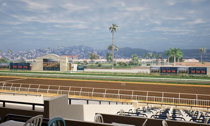 Del Mar Thoroughbred Club - Section Clubhouse Terrace Lvl 2 Tbl 808 Seat View