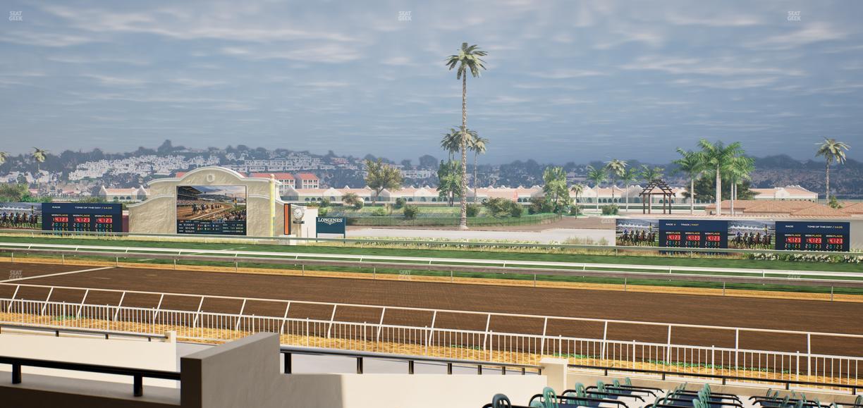 Del Mar Thoroughbred Club - Section Clubhouse Terrace Lvl 2 Tbl 808 Seat View