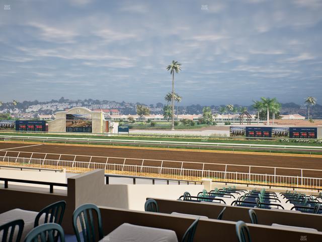 Del Mar Thoroughbred Club - Section Clubhouse Terrace Lvl 2 Tbl 808 Seat View