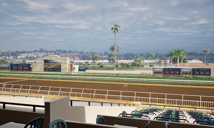Del Mar Thoroughbred Club - Section Clubhouse Terrace Lvl 2 Tbl 808 Seat View