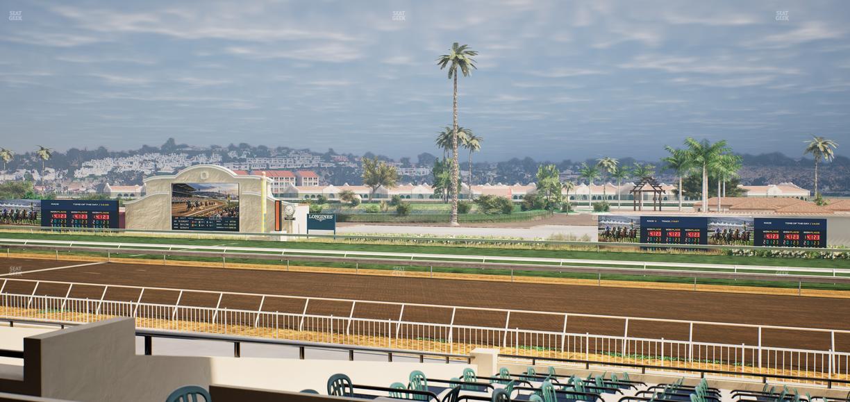 Del Mar Thoroughbred Club - Section Clubhouse Terrace Lvl 2 Tbl 809 Seat View