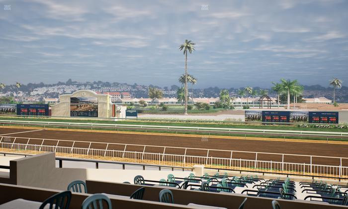 Del Mar Thoroughbred Club - Section Clubhouse Terrace Lvl 2 Tbl 809 Seat View