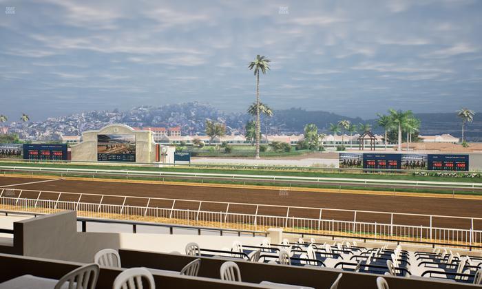 Del Mar Thoroughbred Club - Section Clubhouse Terrace Lvl 2 Tbl 809 Seat View
