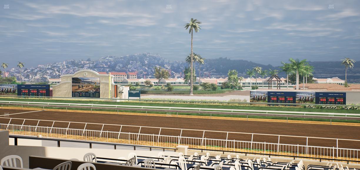 Del Mar Thoroughbred Club - Section Clubhouse Terrace Lvl 2 Tbl 810 Seat View