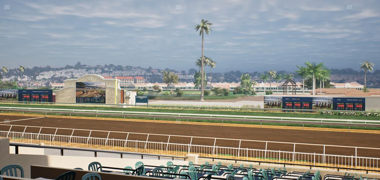 Del Mar Thoroughbred Club - Section Clubhouse Terrace Lvl 2 Tbl 810 Seat View