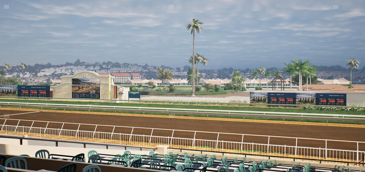 Del Mar Thoroughbred Club - Section Clubhouse Terrace Lvl 2 Tbl 811 Seat View
