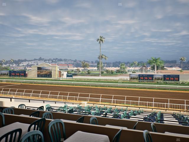 Del Mar Thoroughbred Club - Section Clubhouse Terrace Lvl 2 Tbl 811 Seat View
