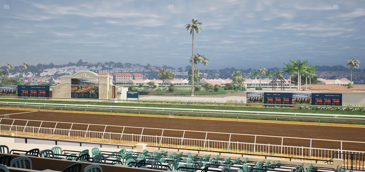 Del Mar Thoroughbred Club - Section Clubhouse Terrace Lvl 2 Tbl 812 Seat View