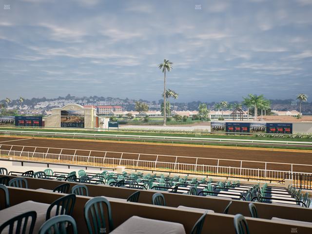 Del Mar Thoroughbred Club - Section Clubhouse Terrace Lvl 2 Tbl 812 Seat View