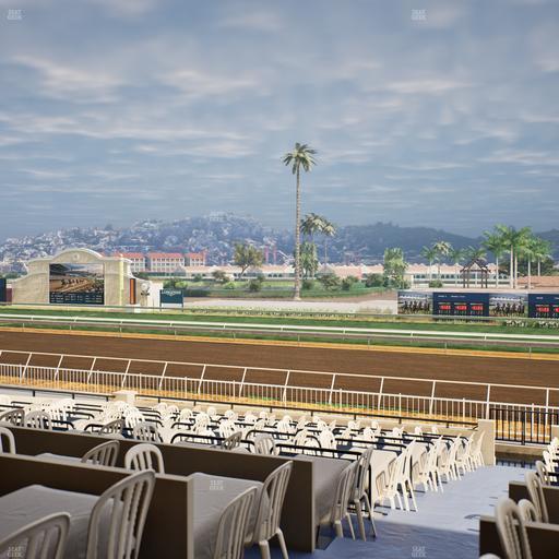 Del Mar Thoroughbred Club - Section Clubhouse Terrace Lvl 2 Tbl 813 Seat View