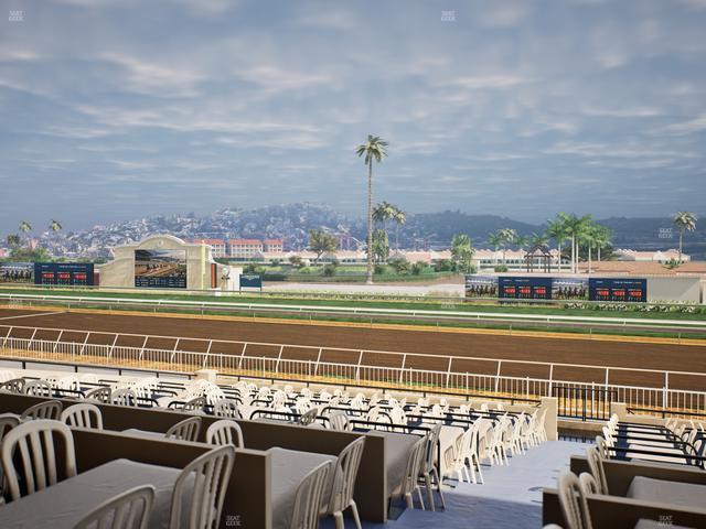 Del Mar Thoroughbred Club - Section Clubhouse Terrace Lvl 2 Tbl 813 Seat View