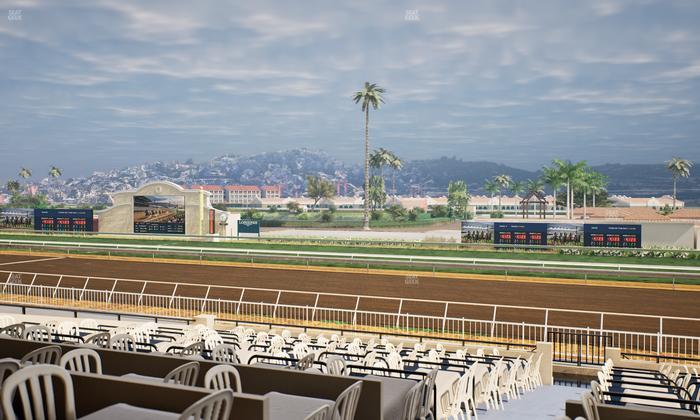 Del Mar Thoroughbred Club - Section Clubhouse Terrace Lvl 2 Tbl 813 Seat View