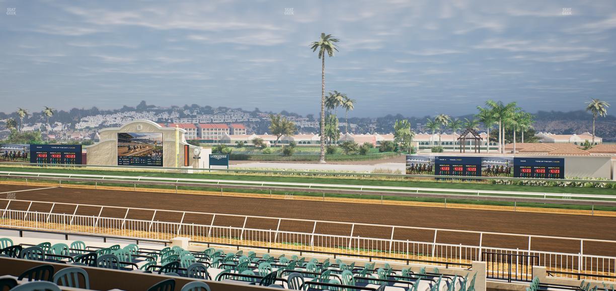 Del Mar Thoroughbred Club - Section Clubhouse Terrace Lvl 2 Tbl 813 Seat View