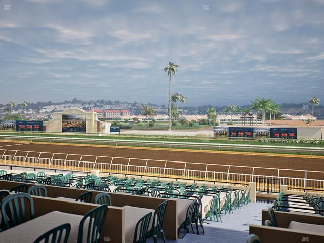 Del Mar Thoroughbred Club - Section Clubhouse Terrace Lvl 2 Tbl 813 Seat View
