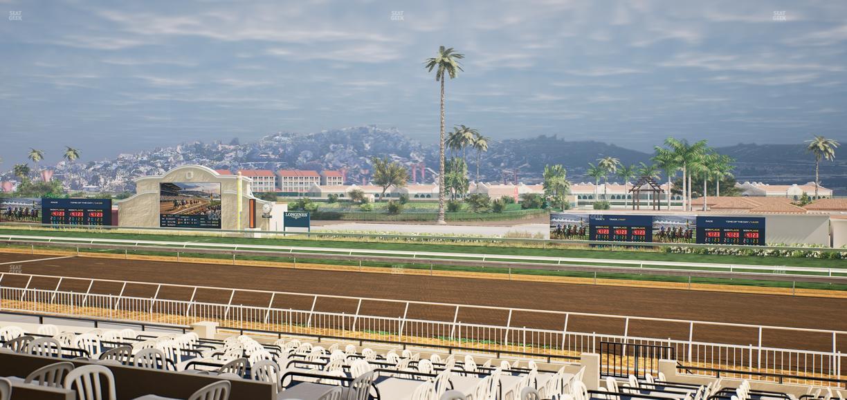 Del Mar Thoroughbred Club - Section Clubhouse Terrace Lvl 2 Tbl 814 Seat View