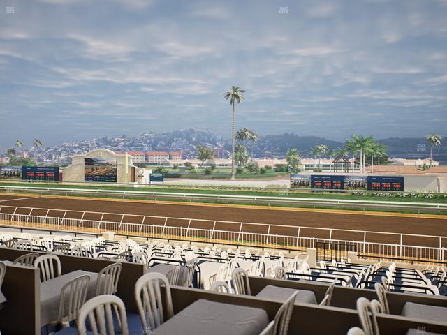 Del Mar Thoroughbred Club - Section Clubhouse Terrace Lvl 2 Tbl 814 Seat View