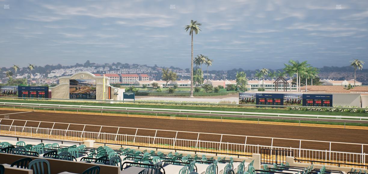 Del Mar Thoroughbred Club - Section Clubhouse Terrace Lvl 2 Tbl 814 Seat View
