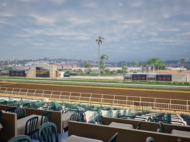 Del Mar Thoroughbred Club - Section Clubhouse Terrace Lvl 2 Tbl 814 Seat View