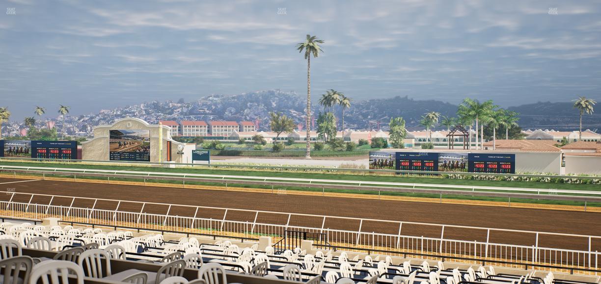 Del Mar Thoroughbred Club - Section Clubhouse Terrace Lvl 2 Tbl 818 Seat View