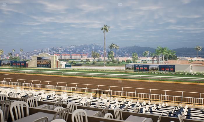 Del Mar Thoroughbred Club - Section Clubhouse Terrace Lvl 2 Tbl 818 Seat View
