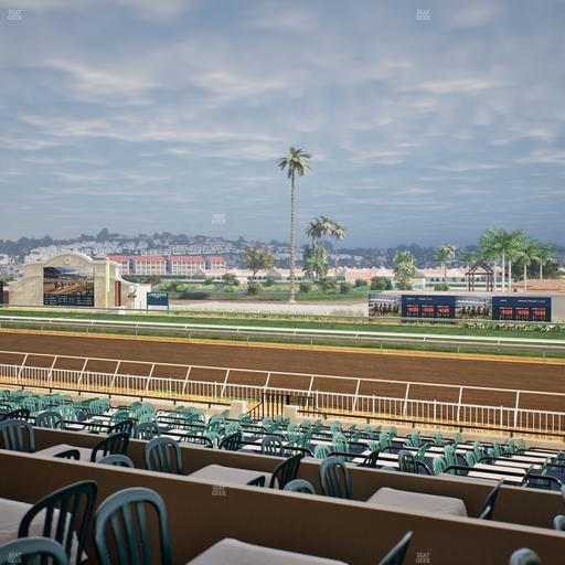 Del Mar Thoroughbred Club - Section Clubhouse Terrace Lvl 2 Tbl 818 Seat View