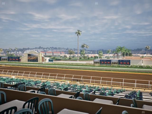 Del Mar Thoroughbred Club - Section Clubhouse Terrace Lvl 2 Tbl 818 Seat View