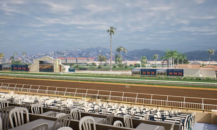 Del Mar Thoroughbred Club - Section Clubhouse Terrace Lvl 2 Tbl 819 Seat View