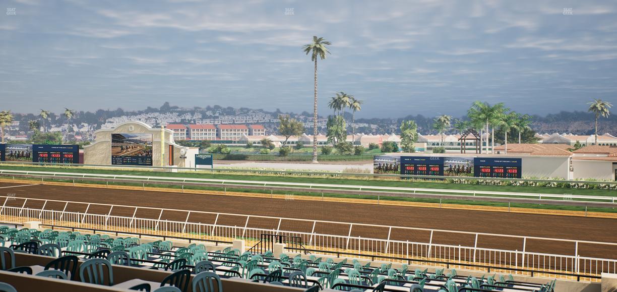 Del Mar Thoroughbred Club - Section Clubhouse Terrace Lvl 2 Tbl 819 Seat View