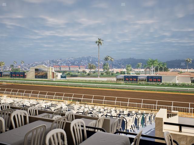 Del Mar Thoroughbred Club - Section Clubhouse Terrace Lvl 2 Tbl 820 Seat View