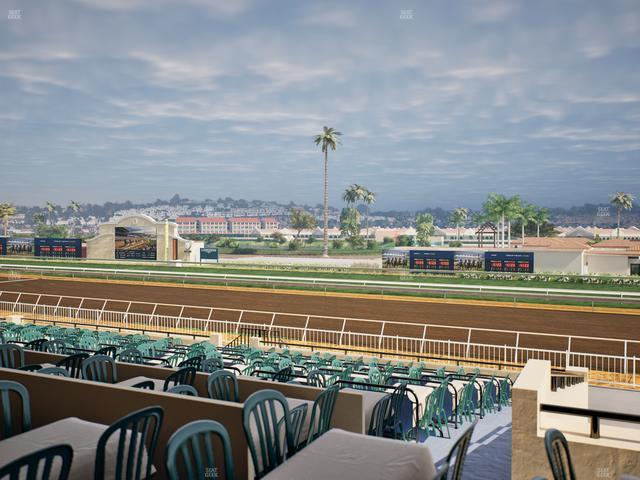 Del Mar Thoroughbred Club - Section Clubhouse Terrace Lvl 2 Tbl 820 Seat View