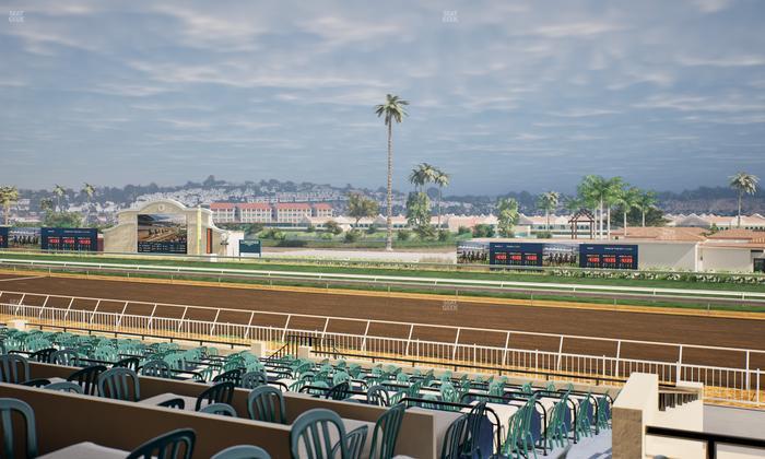 Del Mar Thoroughbred Club - Section Clubhouse Terrace Lvl 2 Tbl 820 Seat View