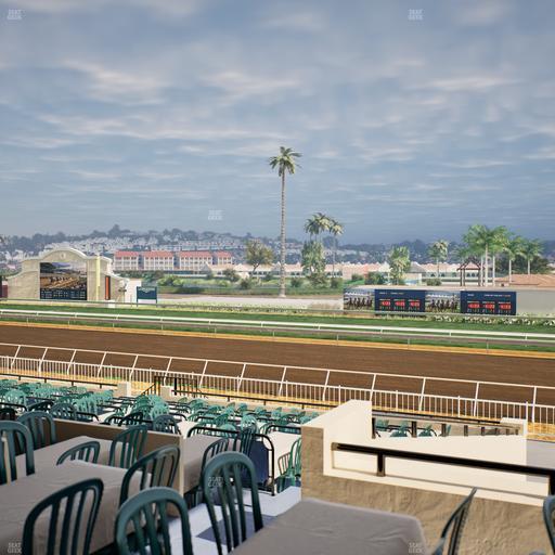 Del Mar Thoroughbred Club - Section Clubhouse Terrace Lvl 2 Tbl 821 Seat View