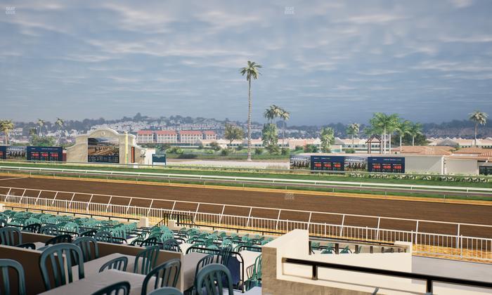 Del Mar Thoroughbred Club - Section Clubhouse Terrace Lvl 2 Tbl 821 Seat View