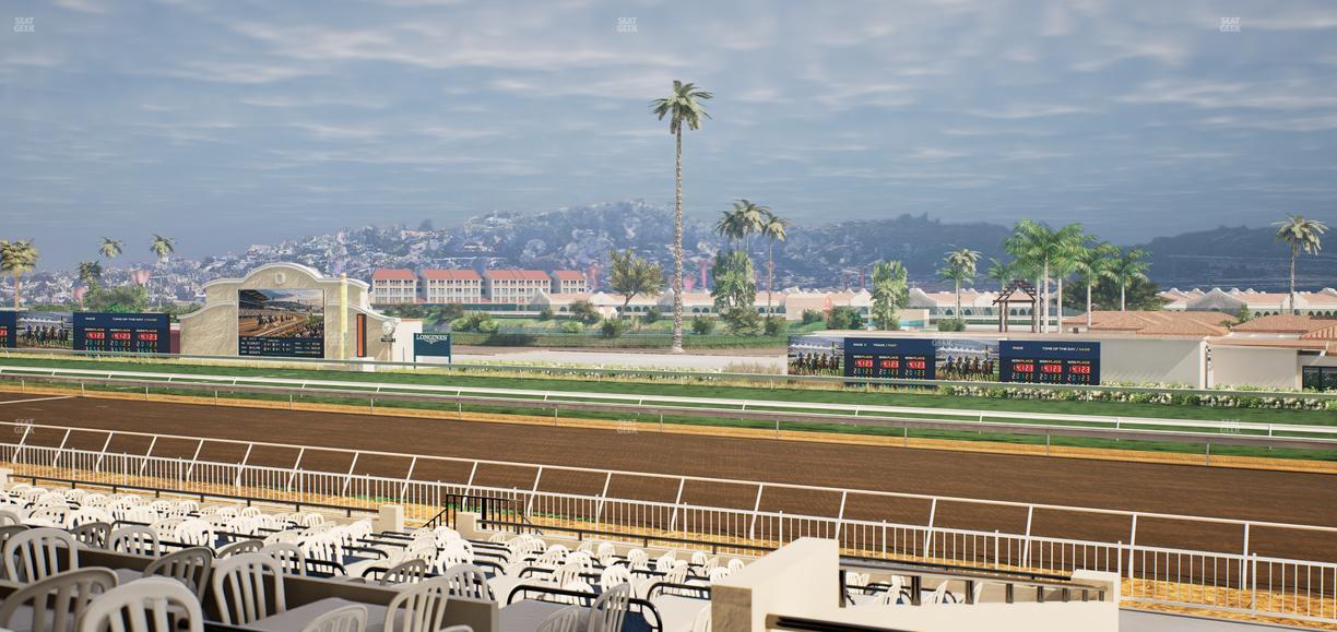 Del Mar Thoroughbred Club - Section Clubhouse Terrace Lvl 2 Tbl 821 Seat View