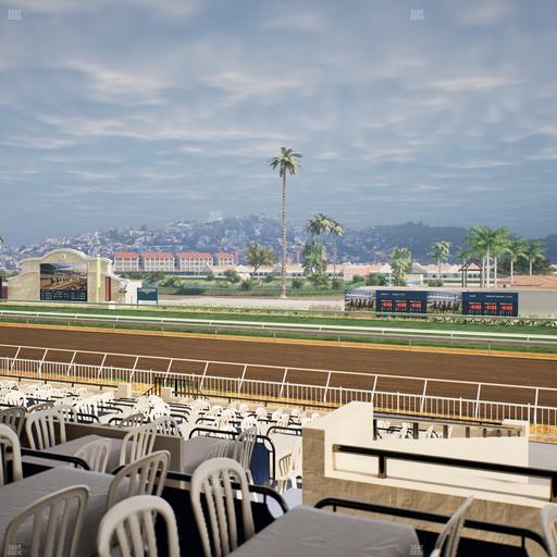 Del Mar Thoroughbred Club - Section Clubhouse Terrace Lvl 2 Tbl 821 Seat View