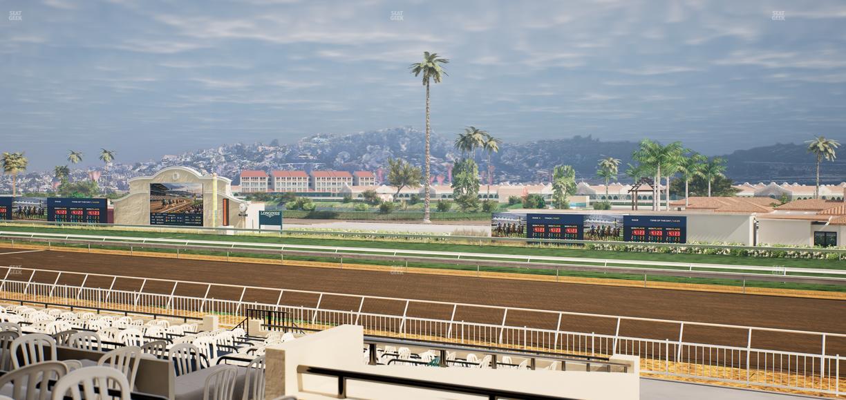 Del Mar Thoroughbred Club - Section Clubhouse Terrace Lvl 2 Tbl 822 Seat View