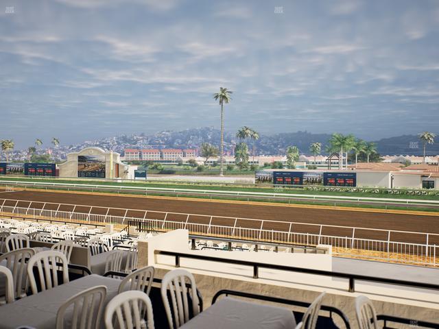 Del Mar Thoroughbred Club - Section Clubhouse Terrace Lvl 2 Tbl 822 Seat View