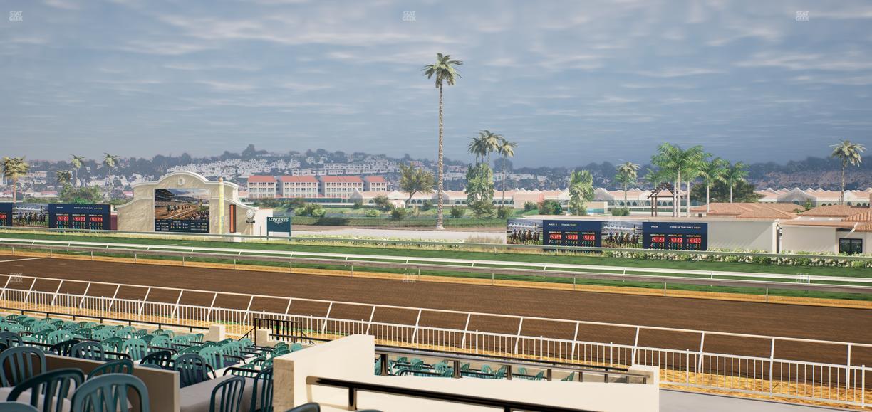 Del Mar Thoroughbred Club - Section Clubhouse Terrace Lvl 2 Tbl 822 Seat View