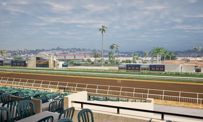 Del Mar Thoroughbred Club - Section Clubhouse Terrace Lvl 2 Tbl 822 Seat View