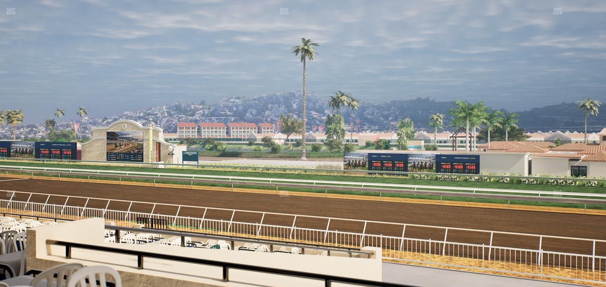 Del Mar Thoroughbred Club - Section Clubhouse Terrace Lvl 2 Tbl 823 Seat View