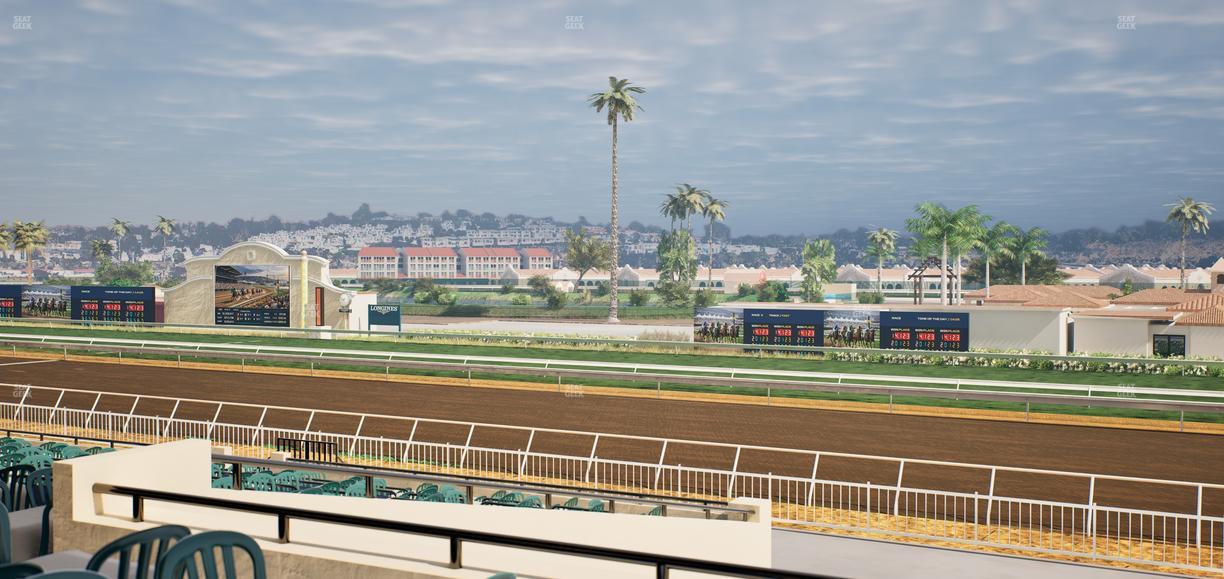 Del Mar Thoroughbred Club - Section Clubhouse Terrace Lvl 2 Tbl 823 Seat View