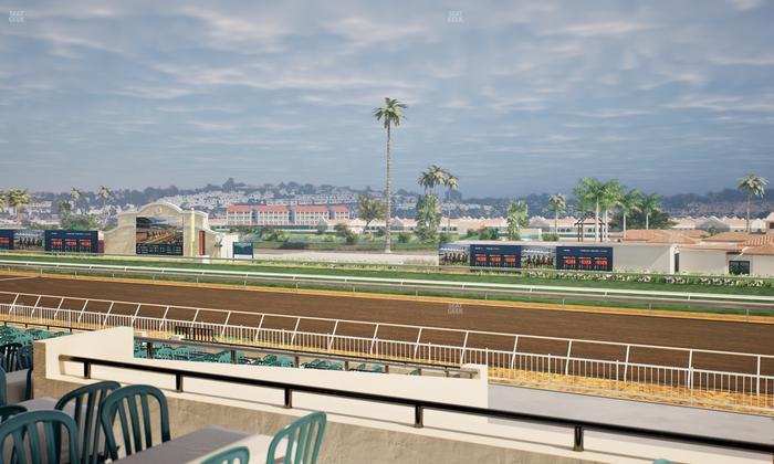 Del Mar Thoroughbred Club - Section Clubhouse Terrace Lvl 2 Tbl 823 Seat View