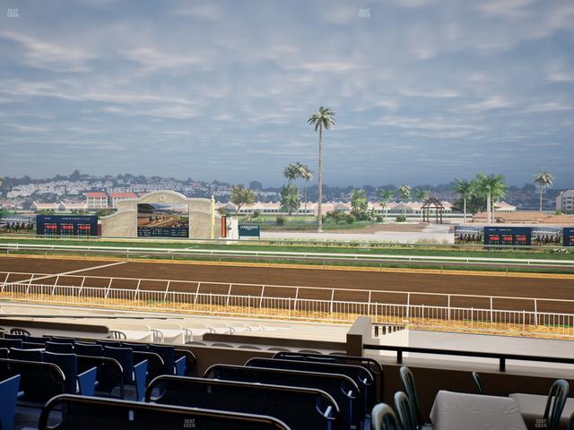 Del Mar Thoroughbred Club - Section Clubhouse Terrace Lvl 2 Tbl 901 Seat View