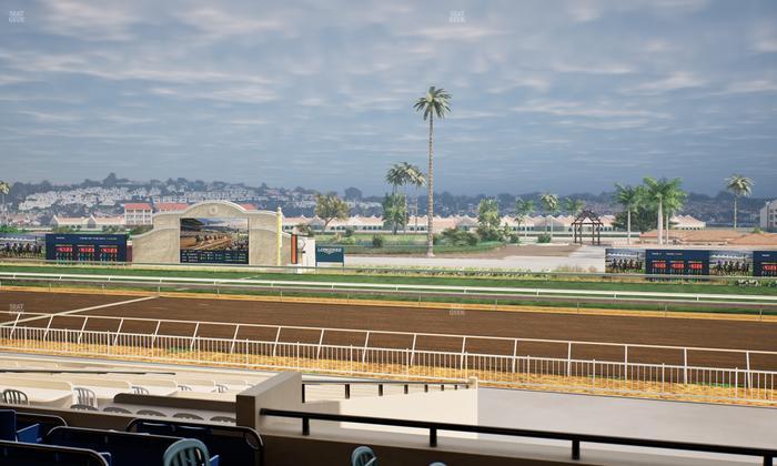Del Mar Thoroughbred Club - Section Clubhouse Terrace Lvl 2 Tbl 902 Seat View
