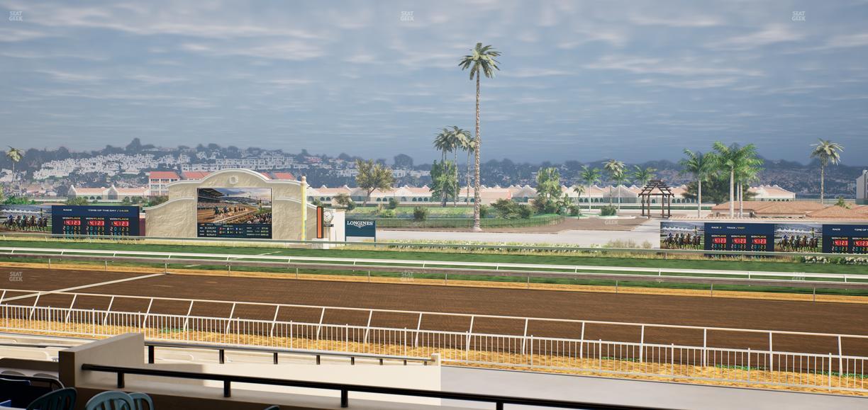 Del Mar Thoroughbred Club - Section Clubhouse Terrace Lvl 2 Tbl 903 Seat View