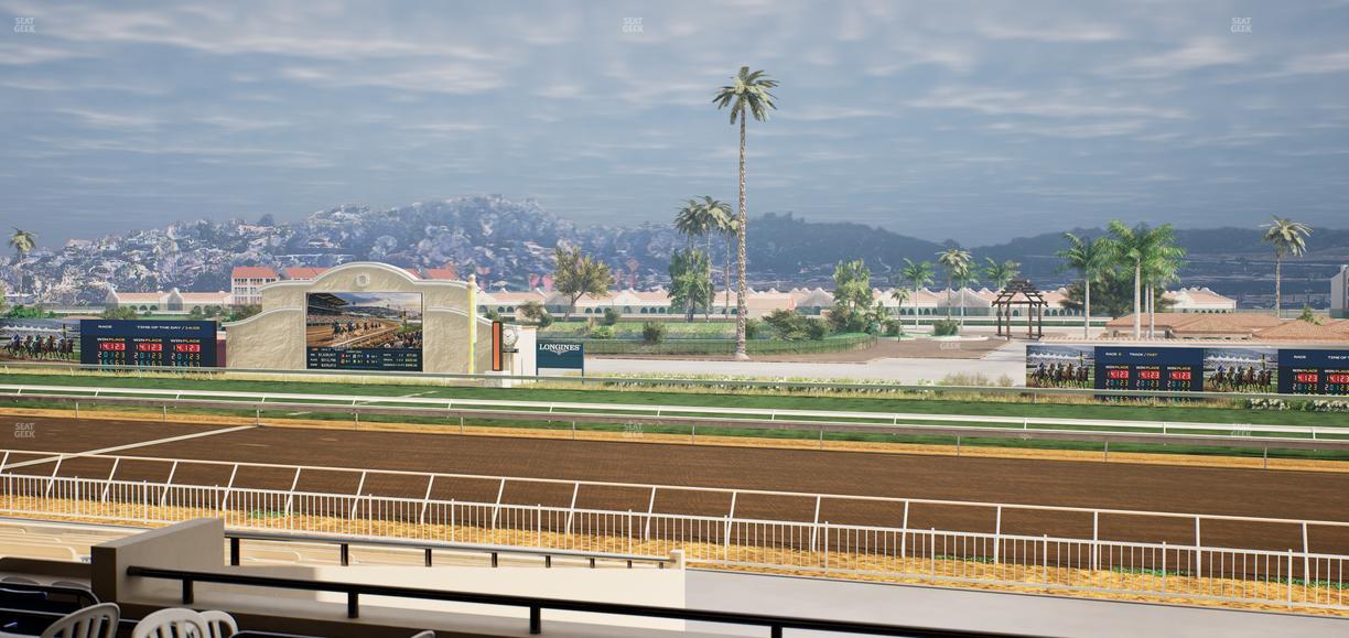 Del Mar Thoroughbred Club - Section Clubhouse Terrace Lvl 2 Tbl 903 Seat View