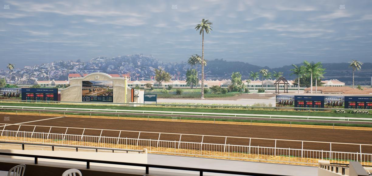 Del Mar Thoroughbred Club - Section Clubhouse Terrace Lvl 2 Tbl 905 Seat View